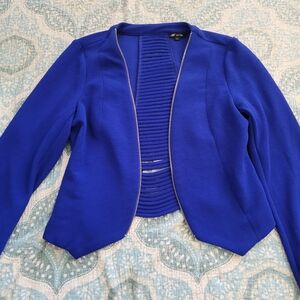 Elegant Blue Women's Jacket